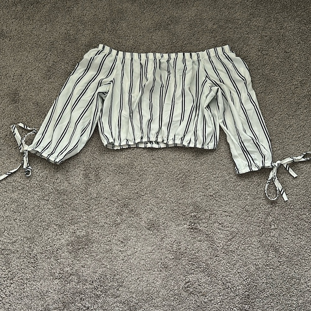 Strapless Crop Top